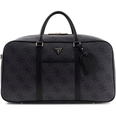 GUESS reistas schoudertas Weekender Duffle Bag Coal Logo donkergrijs