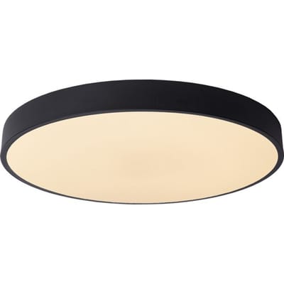Lucide UNAR - Plafonnière (Plafondlamp) - Ø 49,5 cm - LED 3 StepDim - 1x36W 2700K - Zwart