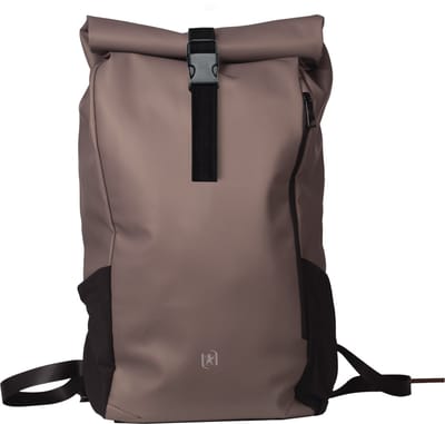 Oxford Identity Rugzak Roll Top - 24 Liter - 15 inch laptopvak - Bruin