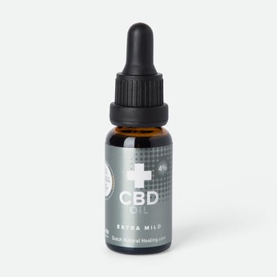 Dutch Natural Healing - CBD Olie Extra mild 4% 20ML - Full Spectrum - Rijkste in terpenen - Meest gevarieerde cannabinoïden - Beste Entourage Effect