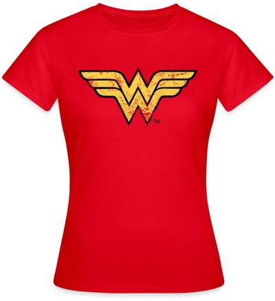 Wonder Woman Logo Justice League Icon Urgency T-Shirt Dames