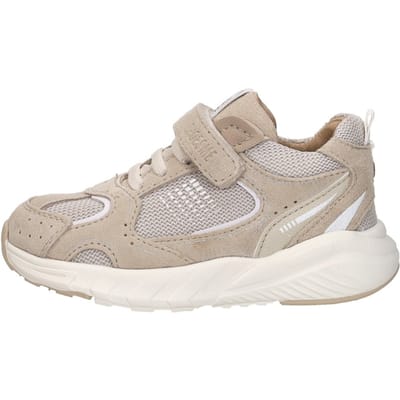 Shoesme Beige Sneakertje - Sneakers Kinderen - Unisex - BEIGE - Suède - Maat 22