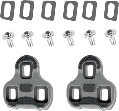 Fiets Grip Cleats Set voor Look Keo Pedalen - 4.5° MTB Pedalplaten, Wegfiets Cleats en Accessoires, Grijs