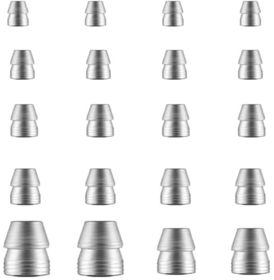 Dailygoods - 20 Stuks Veiligheids Ronde Handgrepen - Stalen Splits Wedges voor Hamer