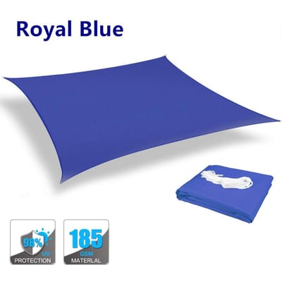 98% UV-blok Waterbestendig Schaduwdoek Zonnescherm Overkapping Zwembad Rechthoek Vierkant 4x3m/3x2M voor Tuinterras 200x300CM