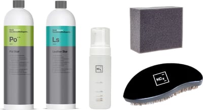 KOCH CHEMIE - Interior KIT - Alcantara, Leather, Suede, Vinyl Cleaning & Conditioner