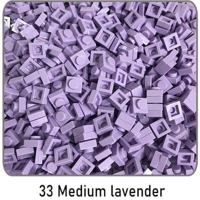 100 Stuks ZELF BOUWEN Bouwstenen Dunne Figuurtjes Bakstenen 1x1 Puntjes Leergericht Creatieve Dimensie Compatibel Met 3024 Speelgoed ideaal 100 pieces