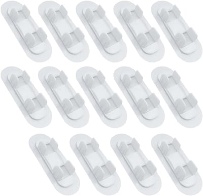 Set van 14 Zelfklevende Buisbeugels 17-20mm voor Water- en Gasleidingen, Ideaal voor Bevestigen en Ondersteunen van Pijpen
