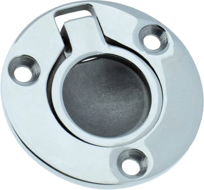 Luikring Rond - 50mm - Rvs 316 Gepolijst