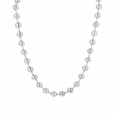 Bijoutheek Collier Balls Zilver