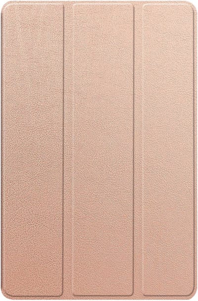 Hoesje - Geschikt voor Lenovo Tab P12 - Dun & Stevig - Trifold Bookcase - Hard Cover Case - Met Uitsparing Geschikt voor Lenovo Pen - Hardcover Book - Tablet Hoes - Rosé goud
