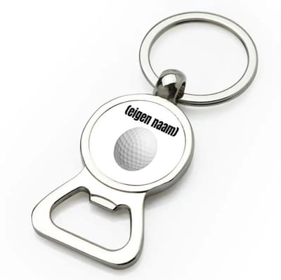 Akyol - golfbal met eigen naam flesopener - Golf - golfers - leuk cadeau voor iemand die houdt van golfen - cadeau - kado - 9 bij 3 cm