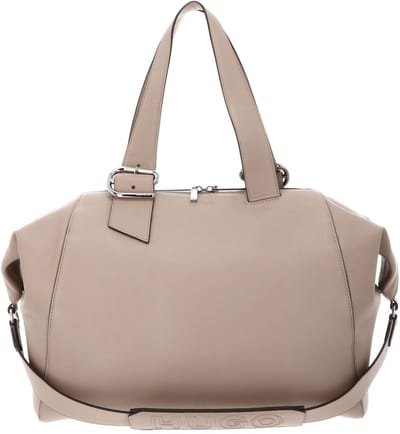 HUGO schoudertas reistas Ninda Tote Bag Light / Pastel Brown beige