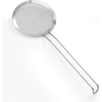 HENDI Vetspaan – Metalen draadgreep – Roestvast staal – Vaatwasserbestendig – Ø150x440 mm