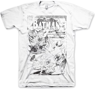 DC Comics Batman Heren Tshirt -M- Umbrella Army Distressed Wit
