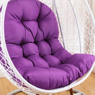 120x80cm Hangmand Eierstoel Kussen Buitenbank Schommelstoel Kussen Zacht Comfortabel Verdikt Tuin Hangmat Stoel Zitkussens 120x80cm