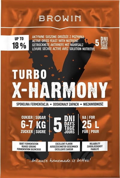 Turbo X-Harmony-gist 18%, 25 L, 138 g