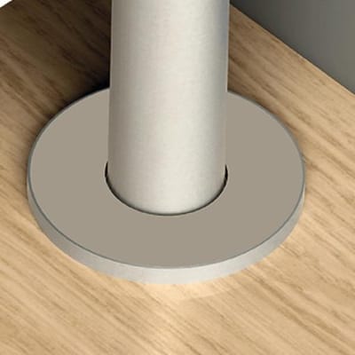 Quick-Step - Radiatordopje inox roestvrij staal (diam. 15mm)