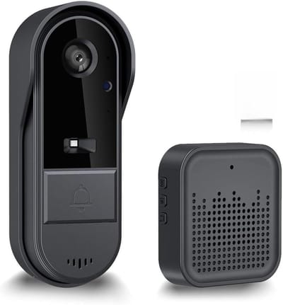 Slimme Videodeurbel - HD Camera - Veilig Huis - Tweerichtingscommunicatie - 1080P Resolutie - Zwart