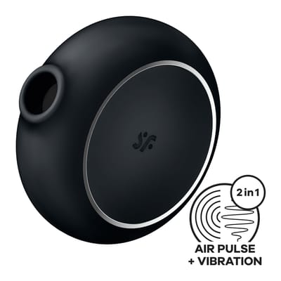 Satisfyer, vibrator, drukgolfvibrator, 'Pro To Go 3', 8,5 cm, ideaal voor onderweg, 2 motoren