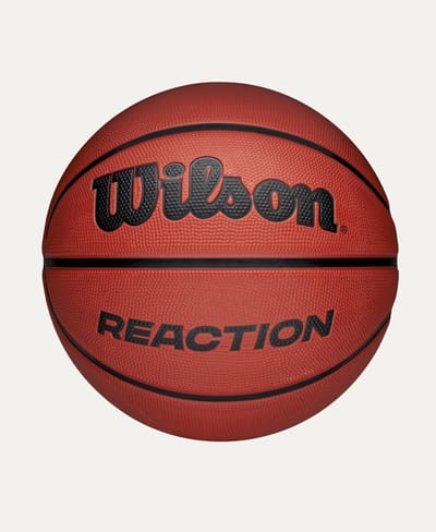 Wilson - NBA - Basketbal - Reaction - Maat 7 - Recreatieve Basketbal - Bruin - WZ3022601XB7 - inclusief oppomp nippel