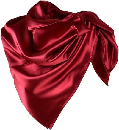 Elegante Hijab Vrouwen Sjaal van Satijn, Eenvoudig Ontwerp, 90 x 90 cm, Ideaal voor Islamitische Mode en Dagelijks Gebruik