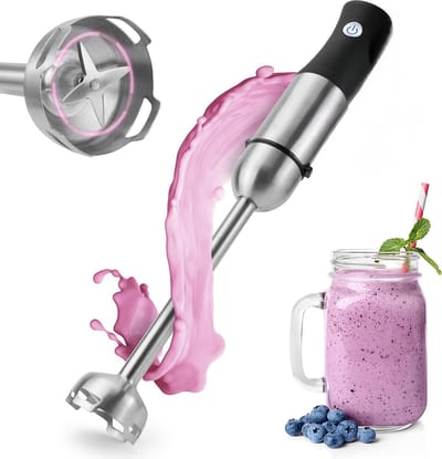 Staafmixer - Staafmixer met snoer - Keukenmachine - Staafmixer Oplaadbaar