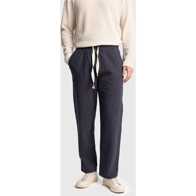 Rechtafstaande Broek met Touwtjes in de Taille