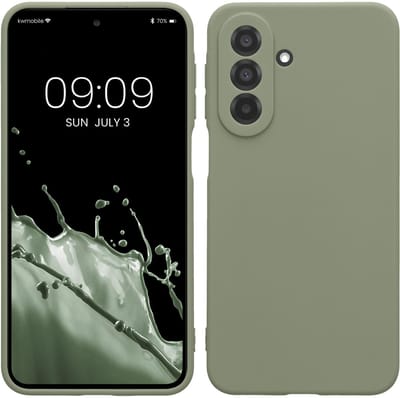 kwmobile telefoonhoesje geschikt voor Samsung Galaxy A27 5G - Hoesje voor smartphone - Precisie camera uitsnede - In grijsgroen