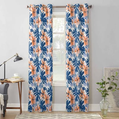 Bloemen Tropische Bladeren Planten Raamgordijnen voor Woonkamer Luxe Slaapkamer Gordijn Keuken Jaloezieën Draperieën Gordijnen 135W x 60H(cm) x1