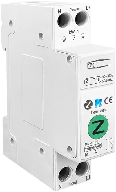Energiemeter - Kilowattuurmeter - Stroom Bewaken - Magneto-hydraulisch - 63 Ampère
