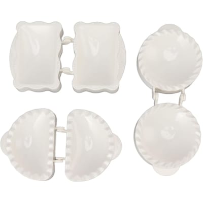Handtaartpersvorm voor Bakken Deegpers Zaktaartmaker voor Kerstmis Halloweenfeest L white