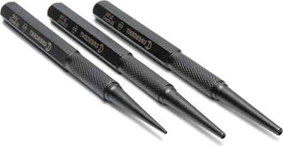 Crescent - 5" Nail Set Punch Kit (3-delig) Staal (CNPS12332S)