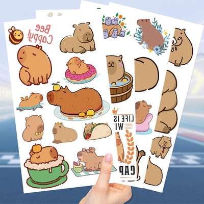 10 Pièces/set Autocollants de Tatouage Dessin Animé Tatouages Temporaires pour Enfants Garçon Fille Art Animaux Tatouages Cadeau d'Anniversaire
