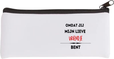 Akyol - omdat jij mijn lieve vriendje bent Etui - Vriend/vriendin - de liefste vriend - valentijnsdag - verjaardag - cadeautje voor vriendje - kado - geschenk - 20 bij 9 cm