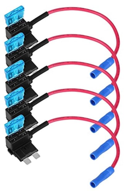 Dailygoody - Auto Adapter voor Zekeringhouder - Tap Add-a-Circuit - 15 A - Betrouwbare adapter - Eenvoudige installatie voor auto-elektronica - G
