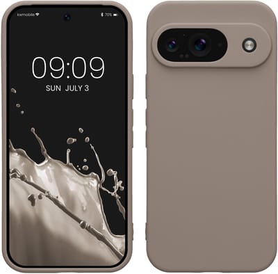 kwmobile telefoonhoesje geschikt voor Google Pixel 9 - Hoesje voor smartphone - Precisie camera uitsnede - In taupe