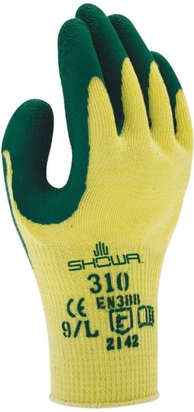 Griphandschoen showa 310 latex s groen | 10 stuks
