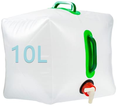 Dailygoods - Opvouwbare Waterjerrycan met Kraan - 10 L voor Camping en Outdoor