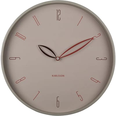 Karlsson Wandklok Petals - Grijs - Ø40cm - Wandklok Scandinavisch