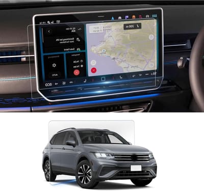 Pack van 2 Nano Navigatiefilms voor VW Tiguan 3 (2024-2025) - 15 Inch, 6H Krassenbestendige Accessoires voor Optimale Bescherming en Duidelijke Navigatie