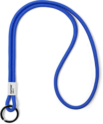 Pantone Keycord Blauw - Sleutelhanger Groot - Clear Blue 286 C - by Copenhagen Design