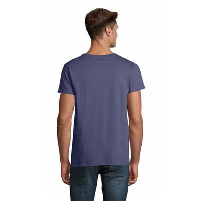 SOLS Heren Pioneer Biologisch Katoenen T-Shirt (Denim)