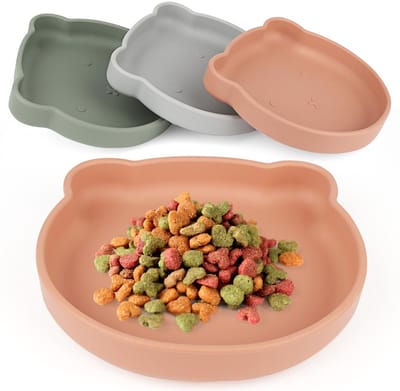 Dailygoods- Kattenbak Antikantel - Antislip Kom - Voor Kittens/Konijnen - Accessoires Eten/Drinken - Rond - Duurzaam Materiaal - Voerbak