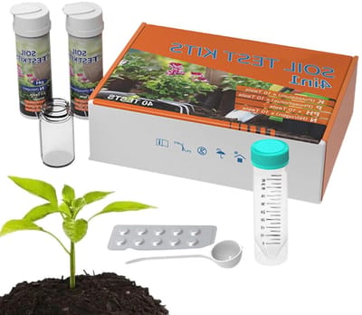Bodemtestset - Voedingsstofmeter Bodem - Planten Gezond Houden - 4-in-1 Analyse - 18 x 12 x 5 cm - Niet gespecificeerd