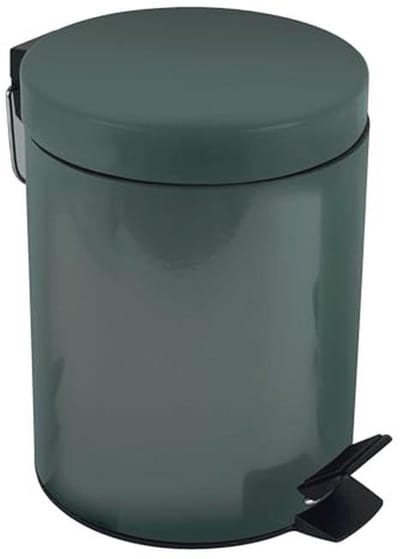 Donkergroene 3L Papierafvalbak voor Badkamer