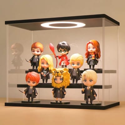 Acryl Vitrine met LED-verlichting voor Modelauto's en Verzamelstukken - Showbox en Display Box