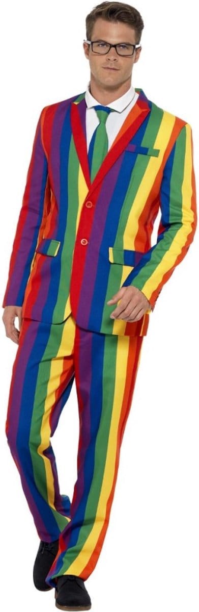 Over the Rainbow Regenboog kostuum 3-delig | maat M