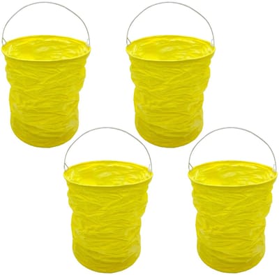 Allecto - Papieren lantaarns - Hangende tuinlantaarns - Decoratieve tafellantaarns - Geel - Feestverlichting - Voor verjaardagen en decoratie