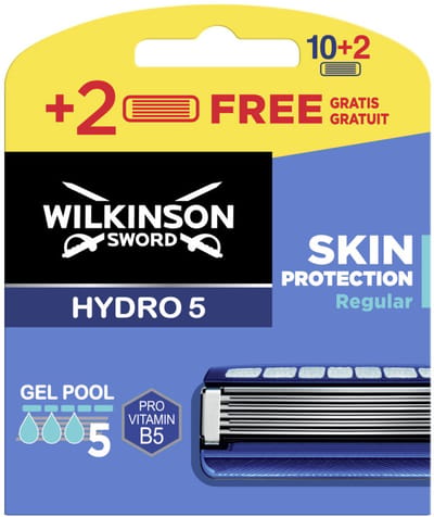 Wilkinson Sword Hydro 5 Skin Protect Regular Razor Blades for Men